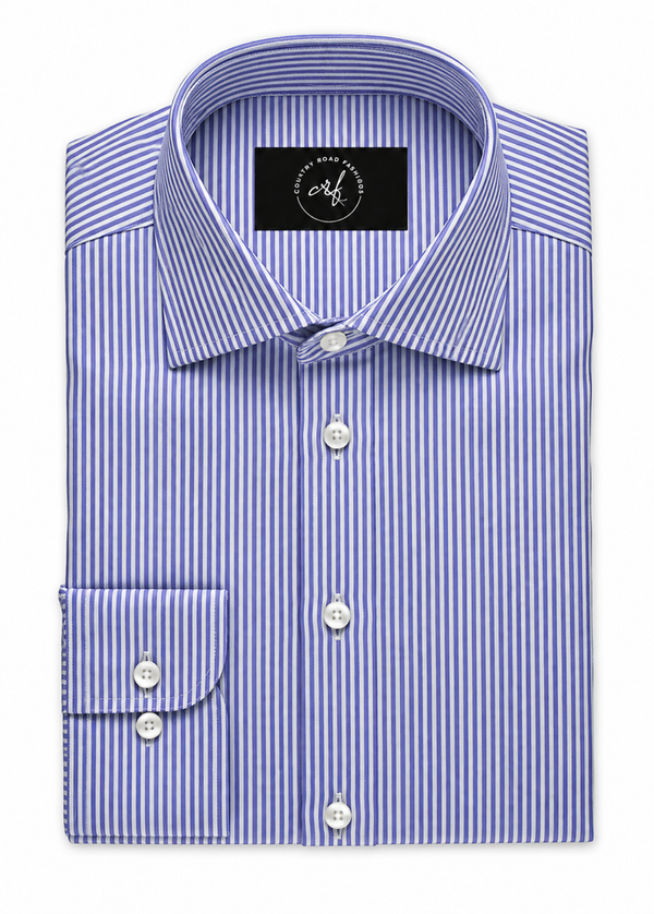 Dark Lavender Bengal Stripe Shirt