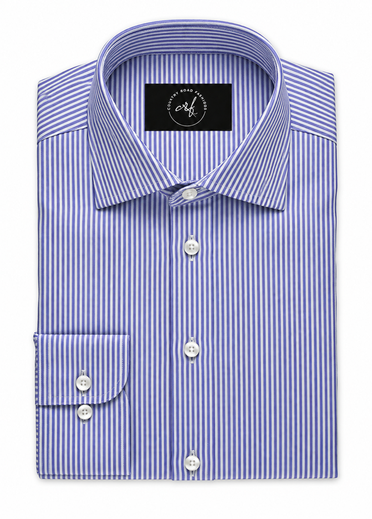 Dark Lavender Bengal Stripe Shirt