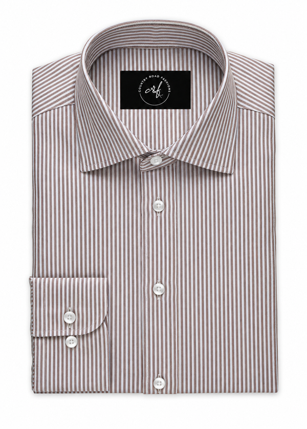 Brown Bengal Stripe Shirt