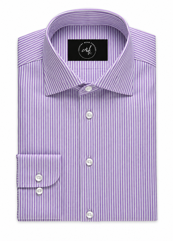 Lavender Bengal Stripe Shirt