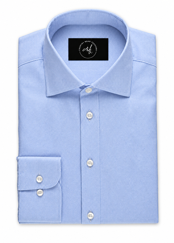Sky Blue Birdseye Shirt