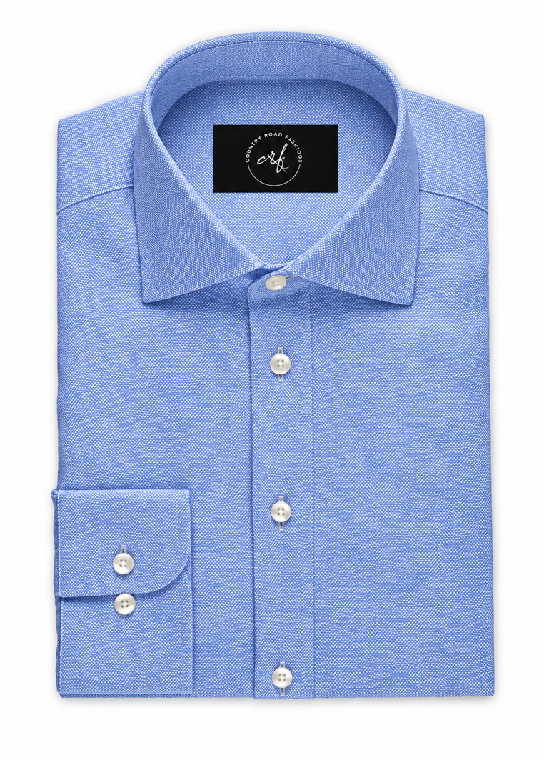Light Blue Birdseye Shirt