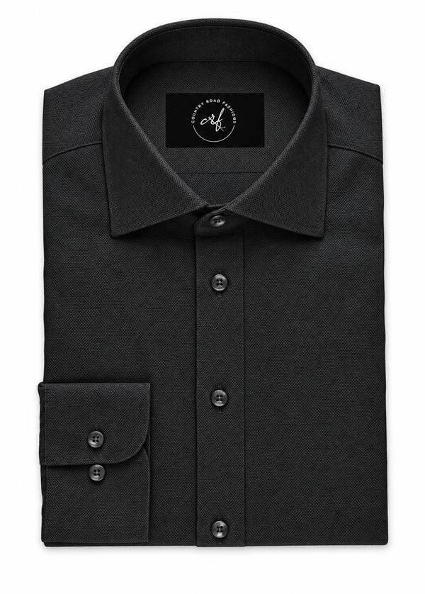 Charcoal Birdseye Shirt
