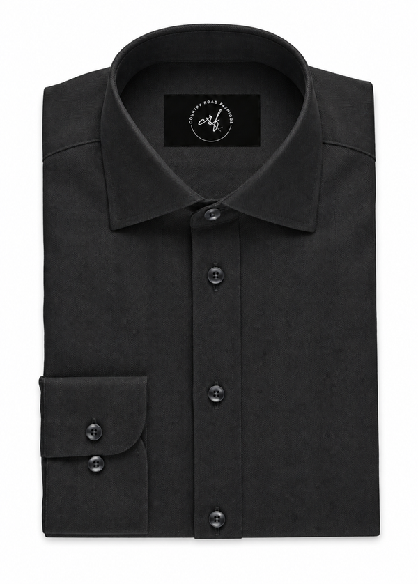 Charcoal Twill Shirt