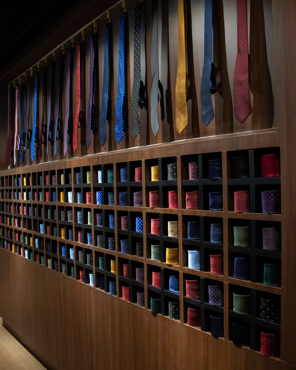 The tie wall
